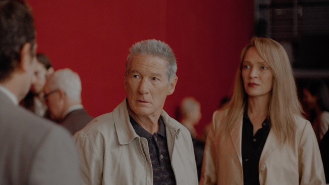 Richard Gere and Uma Thurman in Oh, Canada.
