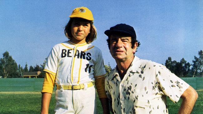 Tatum O'Neal and Walter Matthau in The Bad News Bears.