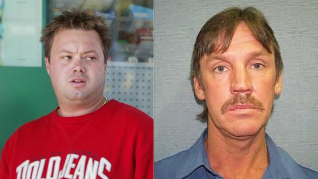 Slain gangland boss Carl Williams, left, met with Terrence Blewitt, right, in the lead-up to the murder of Graham Kinniburgh.