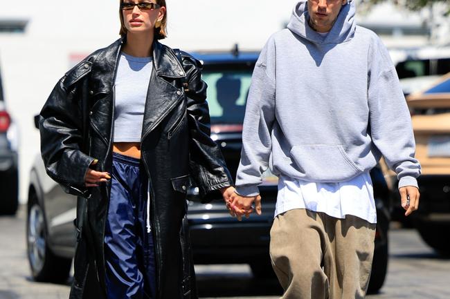 LOS ANGELES, CA - JUNE 02: Hailey Bieber and Justin Bieber are seen on June 02, 2023 in Los Angeles, California.  (Photo by Rachpoot/Bauer-Griffin/GC Images)