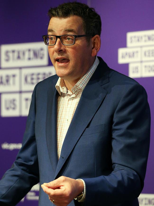 Victorian Premier Daniel Andrews. Picture: Picture: Ian Currie