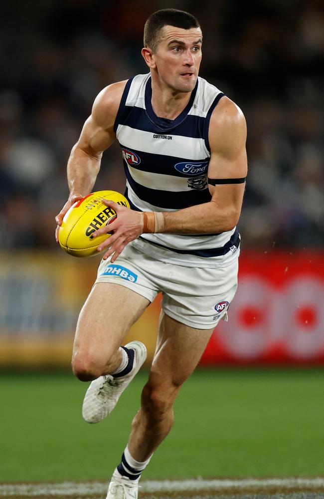 Mark O’Connor is confident the Cats depth will put them in good stead. Picture: Michael Willson/AFL Photos via Getty Images