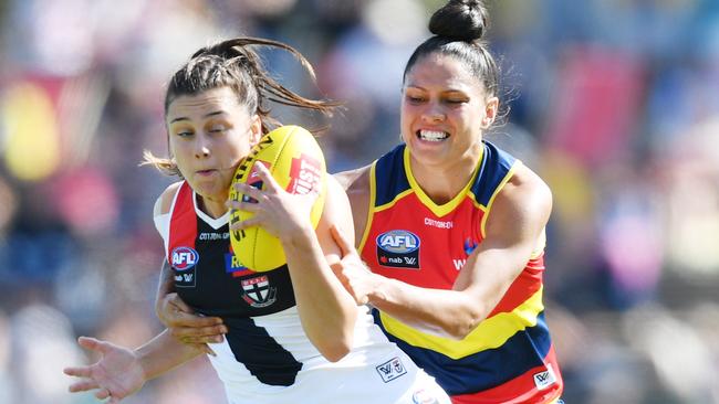 Claudia Whitfort was traded from St Kilda to the Gold Coast Suns. Picture: AAP Image