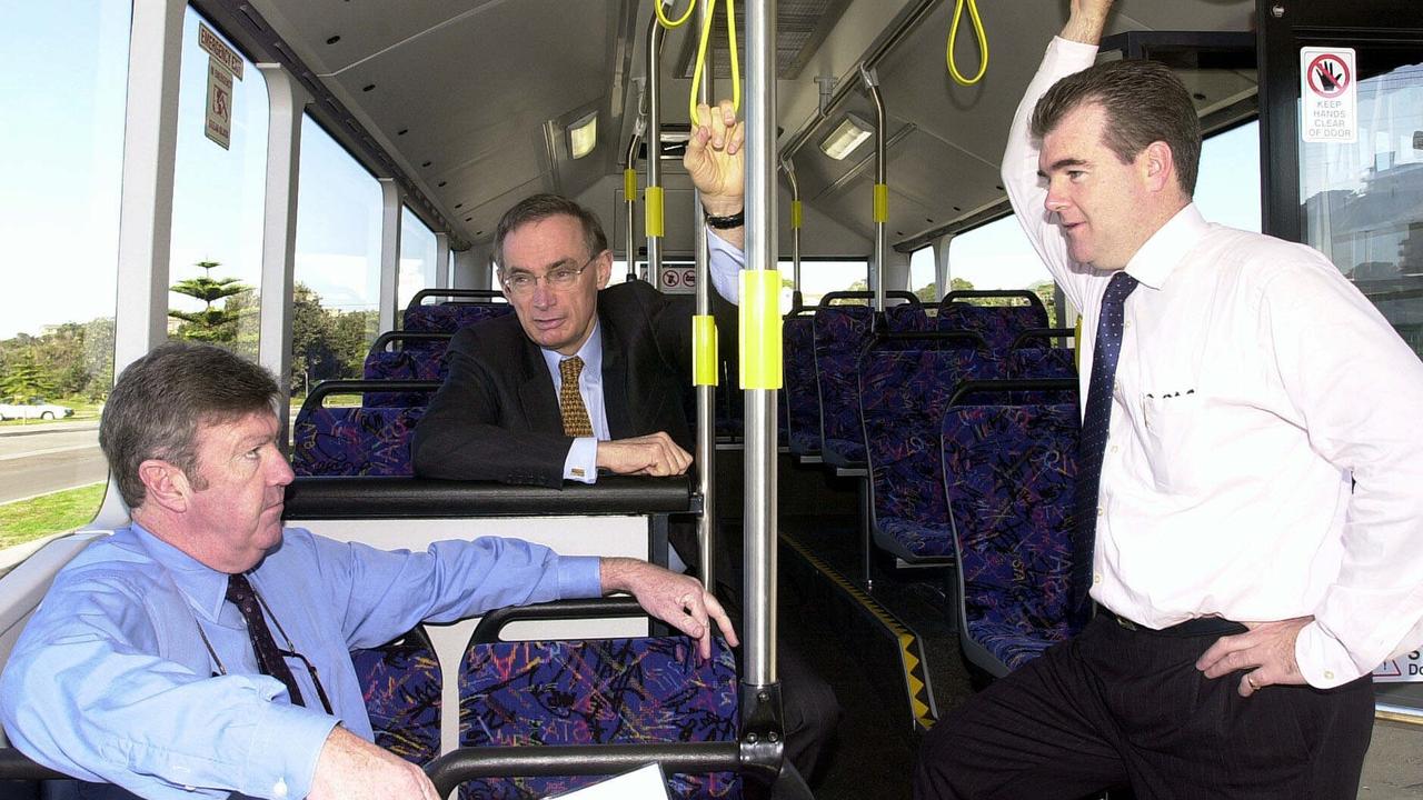 Michael Daley (right) in 2005 with then-premier Bob Carr.