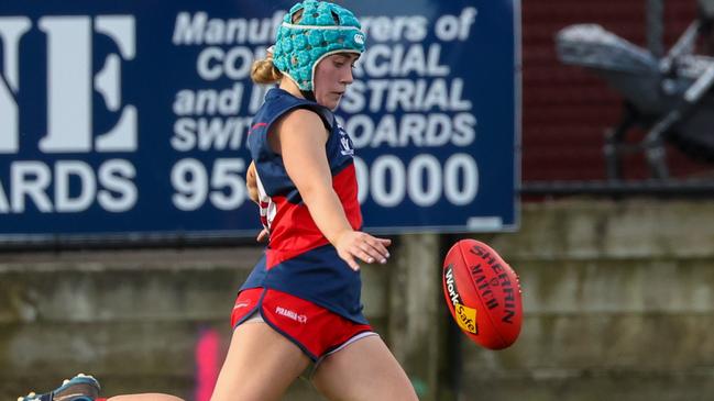 Hayley Baber in action for Coburg. Picture: Craig Dooley