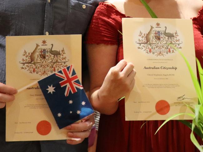 Gary Cunningham, Cheryl Ross and Michaela Sands Citizenship Ceremony - Port Douglas - February 2019