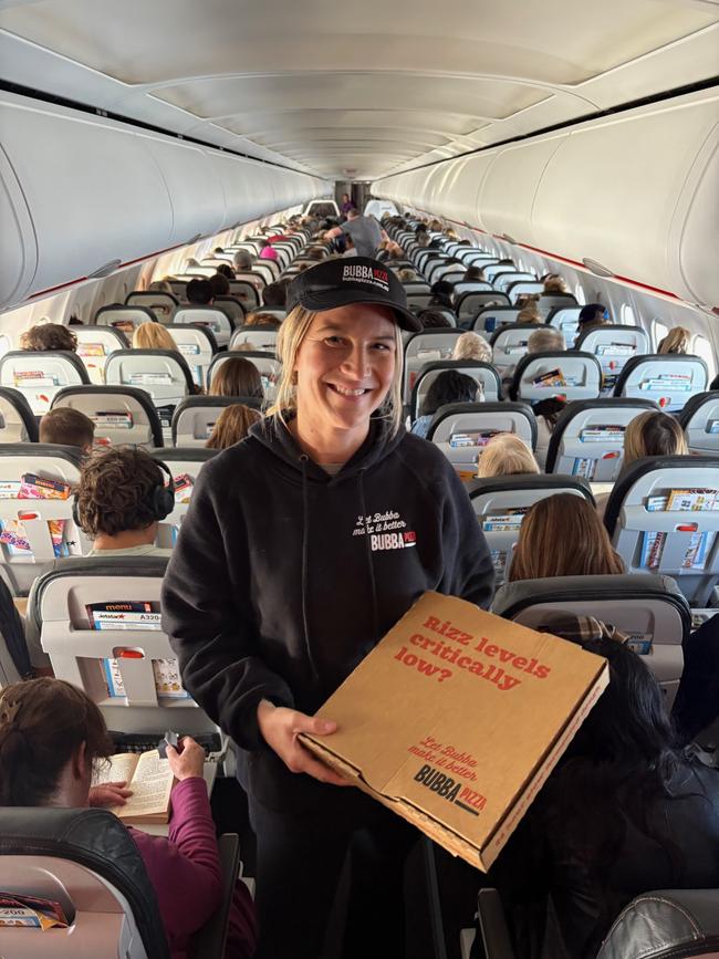 In a turn of events, Bubba Pizza decided to personally deliver the pizza to them. Picture: Supplied