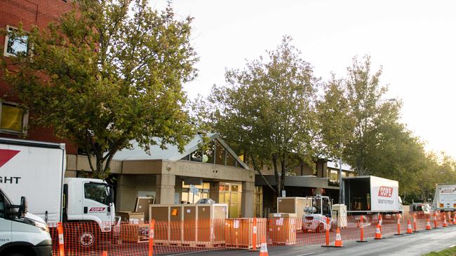 The front of the old Wakefield Hospital, which is undergoing a revamp. Picture: AAP Image/ Morgan Sette