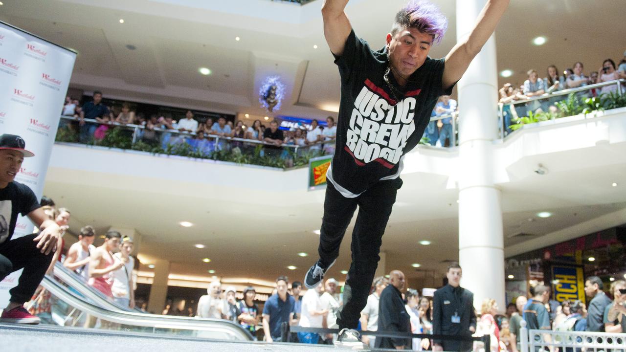 Justice Crew, Australian Idol winner Stan Walker and David Campbell performed at Westfield on November 20, 2011.