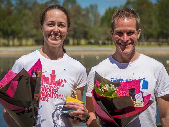 Half marathon winners Julie Howle and Timothy Molesworth. (Photo: JGRimages)