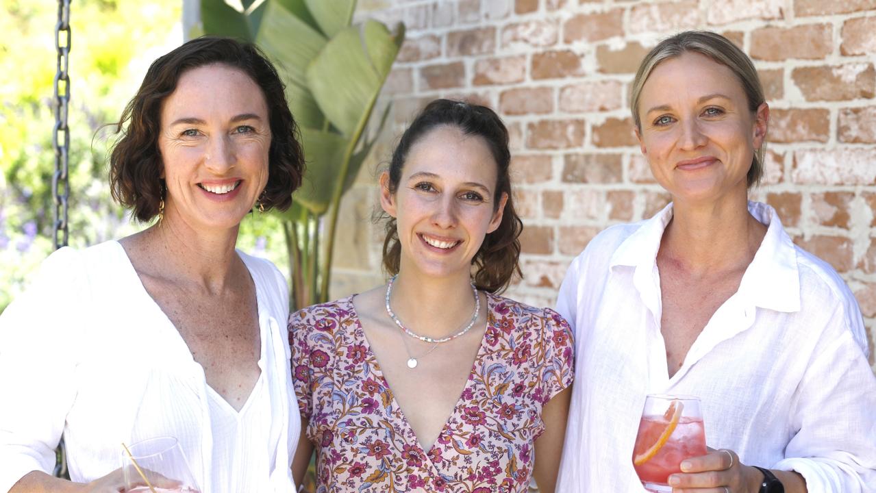 Amy Colli from Destination Tweed, Harriet Messenger from Husk Distillers and Janna Hrastovec from Cubby Bakehouse at Husk in North Tumbulgum on Saturday, November 20. Picture: Liana Boss