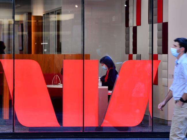 BRISBANE, AUSTRALIA - NewsWire Photos September 23, 2021: Westpac bank in Brisbane.Australia's biggest bank has warned proactive steps must be taken now to avoid a New Zealand style government intervention to cool soaring house prices Picture: NCA NewsWire / John Gass