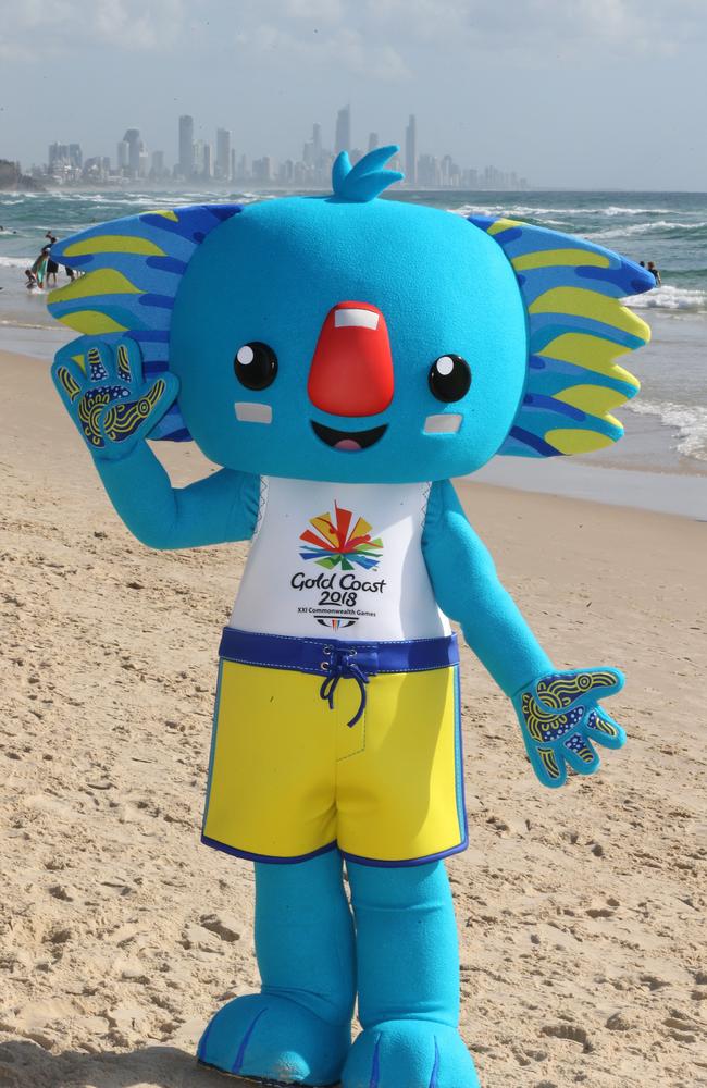 Borobi, the 2018 Gold Coast Commonwealth Games mascot. Picture: Glenn Hampson