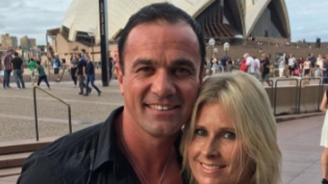 Shannon Noll, pictured with wife Rochelle, did not attend court in Adelaide on Friday. Image: Instagram.