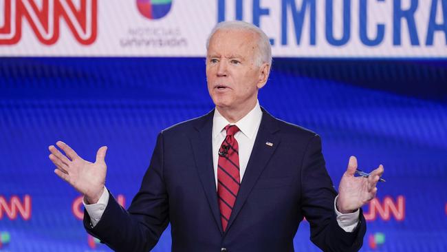 ‘I shouldn’t have been such a wise guy’: Joe Biden. Picture: AP