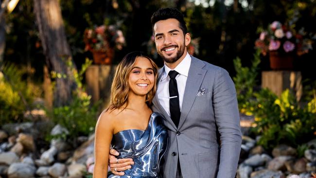 Bachelorette Brooke Blurton and winner Darvid Garayeli announced they had parted ways early in the new year.