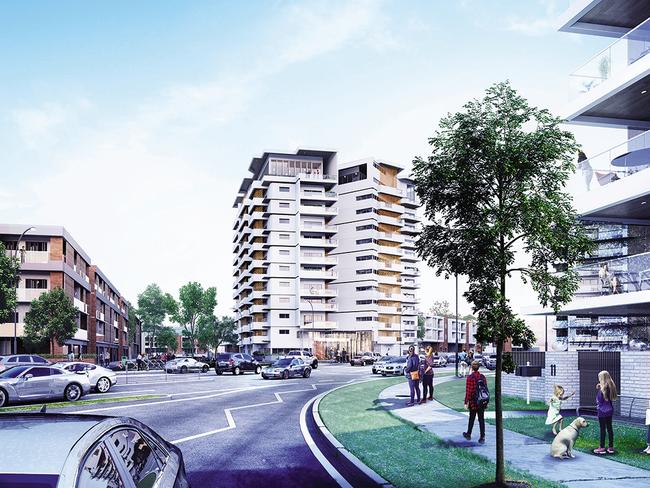 The proposed new Frenchs Forest town centre would accommodate high-density residential apartments. Picture: Supplied