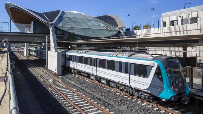 Australia's first ever driverless metro passenger train. Picture: Supplied