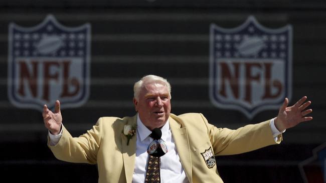 NFL great John Madden has passed away. Picture: AFP