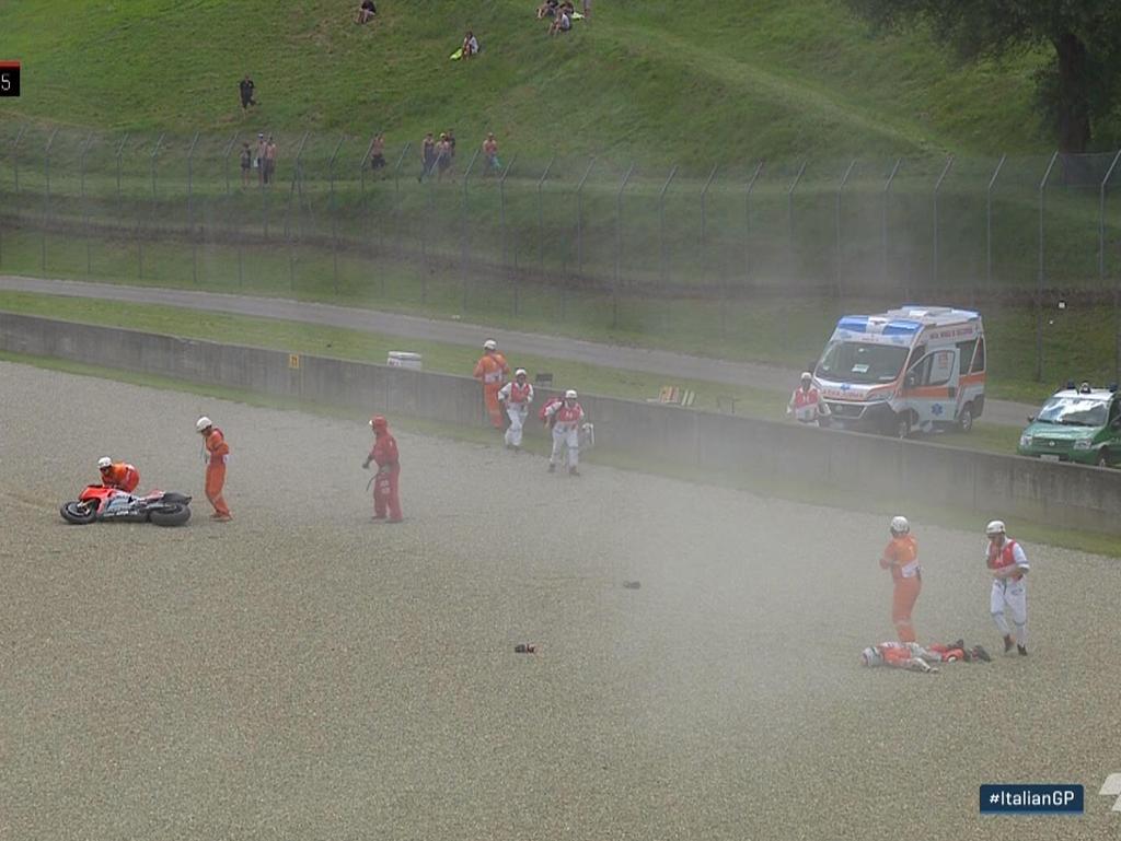 MotoGP Italy Michele Pirro s horrifying crash in Mugello practice