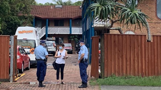 NSW Health has deployed a team of nurses and contact tracers to test and offer vaccinations to 81 people at Aquarius Backpackers in Byron Bay.