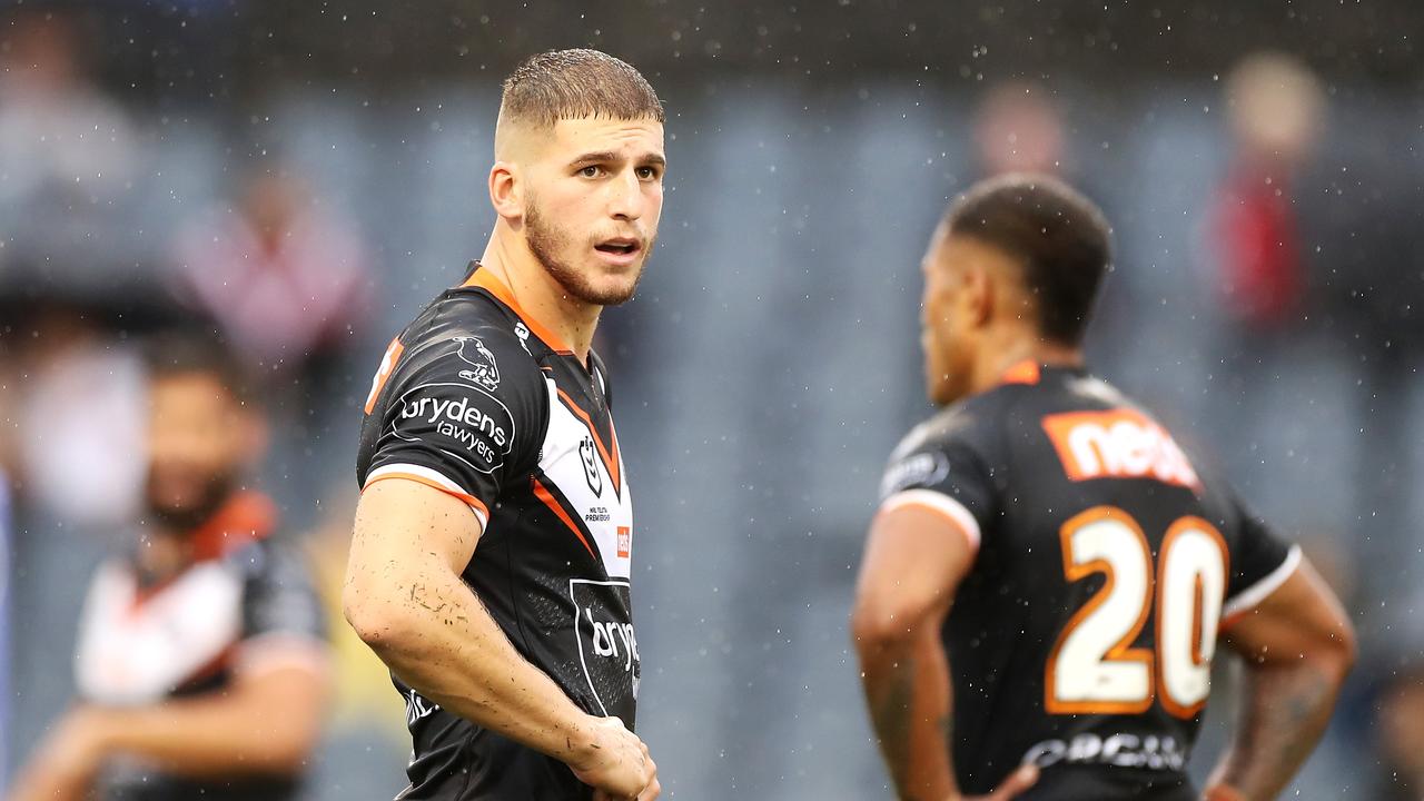 Wests Tigers have good youngsters coming through like Adam Doueihi. Picture: Mark Kolbe/Getty Images