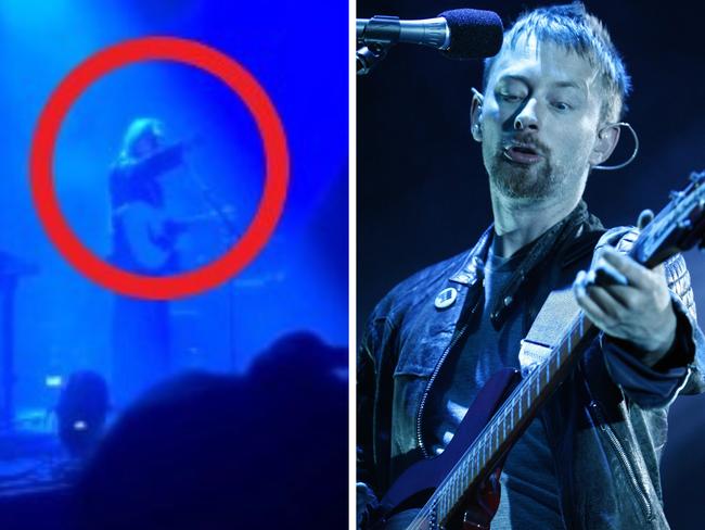 Radiohead frontman Thom Yorke in Melbourne.