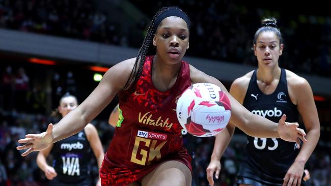 Eboni Usoro-Brown will be the only new import in this year’s Super Netball League. Picture: Getty Images