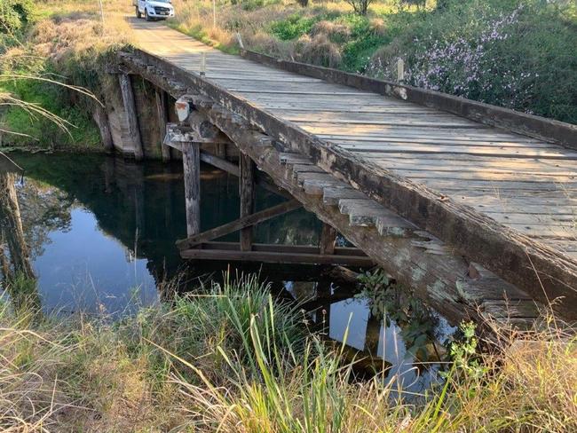 Kyogle Council has been forced to close a bridge on Wyndham Road after a main structural element failed.