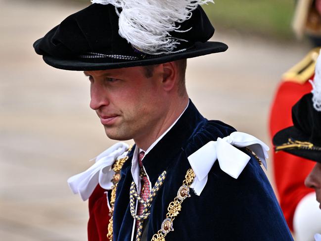 Prince William reportedly threatened to miss the service if Prince Andrew attended. Picture: Ben Stansall / POOL / AFP