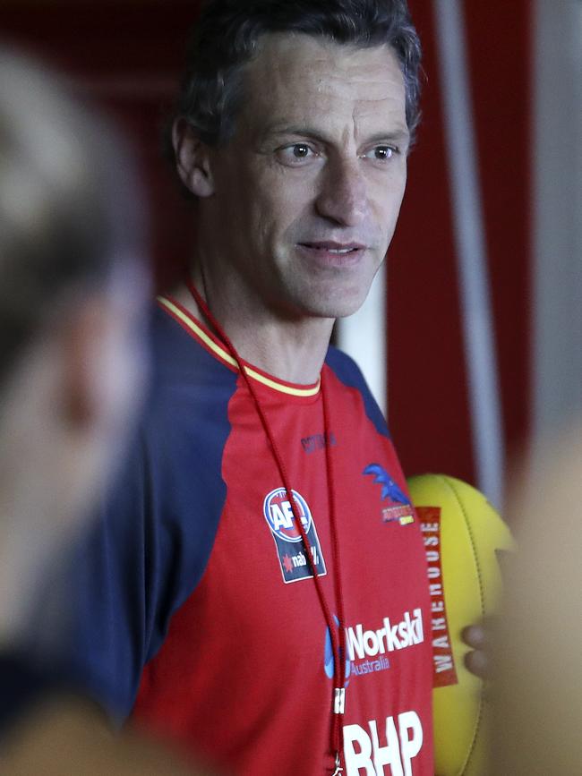 Crows head coach Matthew Clarke. Picture: Sarah Reed