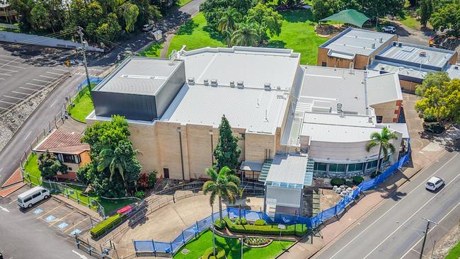 Gympie Civic Centre aerial. April 3, 2025.