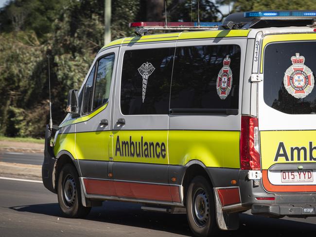 Generic ambulance, QAS, Queensland Ambulance Service, emergency services, Thursday, August 29, 2024. Picture: Kevin Farmer