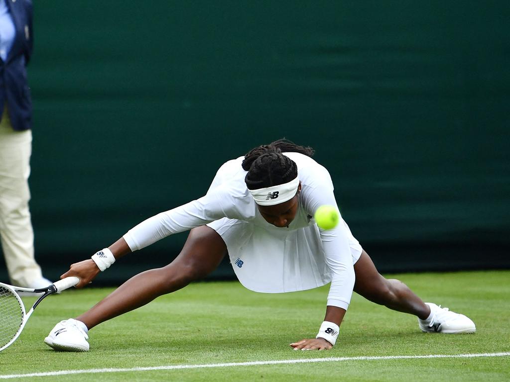 US player Coco Gauff used the conditions to her advantage.