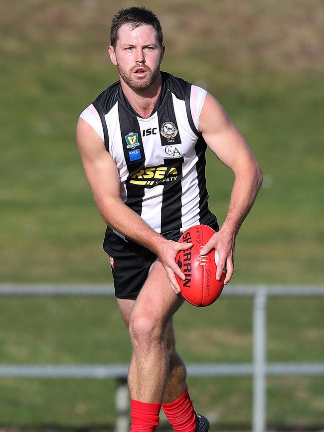 Josh Arnold led from the front for Glenorchy against Lauderdale. Picture: NIKKI DAVIS-JONES