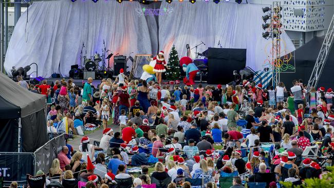 Ms Margetts said events like the packed Mayor's Christmas Carols at the Broadwater Parklands are often overlooked when people think of Southport. Picture: Jerad Williams