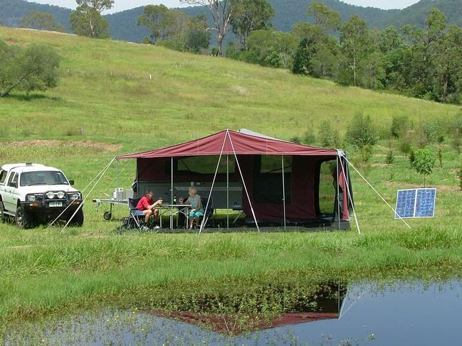 Undated : Generic pic of people camping.