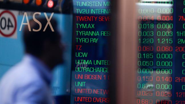 The All Ordinaries lost almost 22 per cent last month and 25 per cent in the March quarter, its worst performance in those time frames since the crash of 1987. Picture: Getty Images