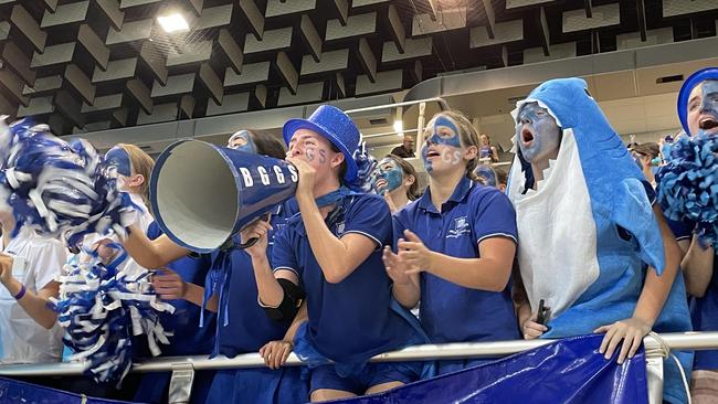 The Brisbane Girls' Grammar School cheer squad.