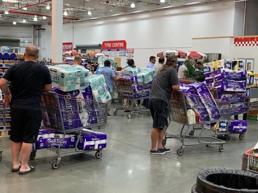 We spoke to toilet roll manufacturers in Australia who said there’s no need to panic. Picture: Facebook / Sandra Hadley