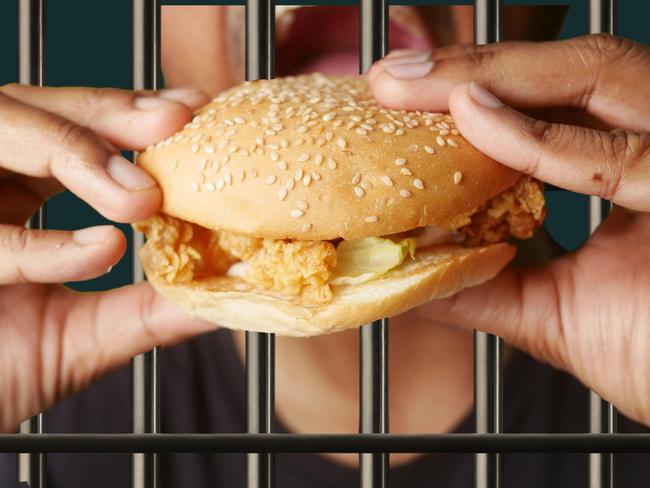 Billy Koskinas, 34, complained about the salads served in prison, telling the court he wanted McDonald's.