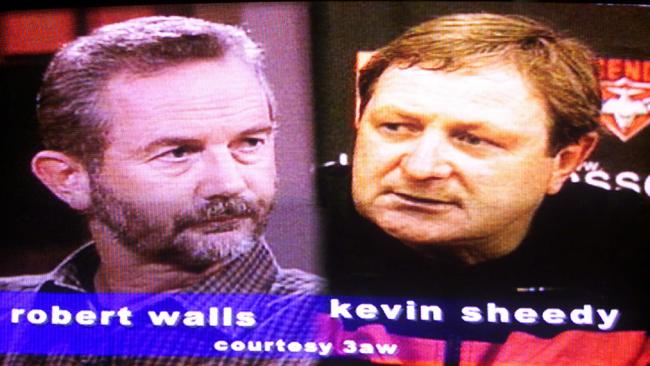 Walls and Sheedy went at each other on Talking Footy.