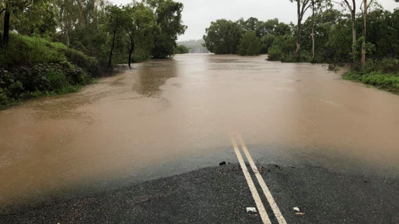 Ashlee Matheson captured this photo of flood waters across Euri Bridge on East Euri Creek Rd on Thursday.