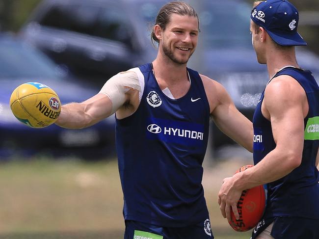 Carlton AFL training Bryce Gibbs Picture:Wayne Ludbey