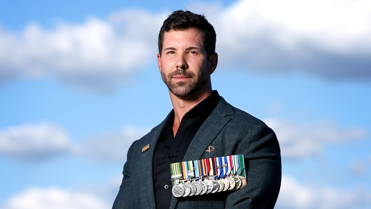 The Australian Values Party was founded by retired Special Forces Major Heston Russell. He is standing for a Senate spot in Queensland. Picture: Steve Pohlner