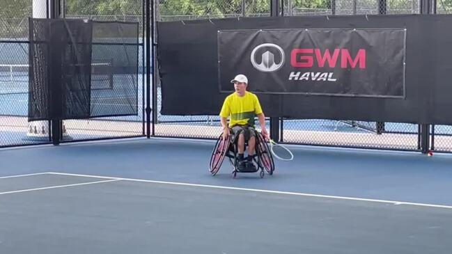 Cairns  para -tennis champion Ben Wenzel is the Melbourne Wheelchair Open which is part of the 2023 Australian Open