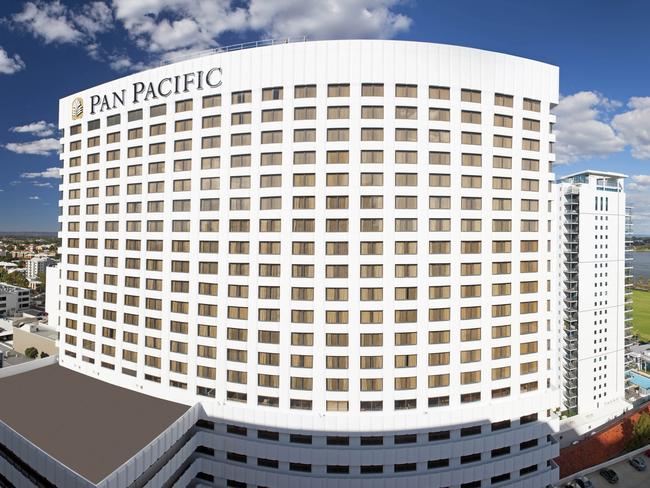 The Pan Pacific hotel in Perth.