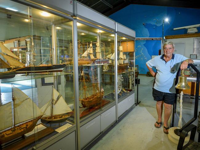 Lindsay Wassell at the Gladstone Maritime Museum.