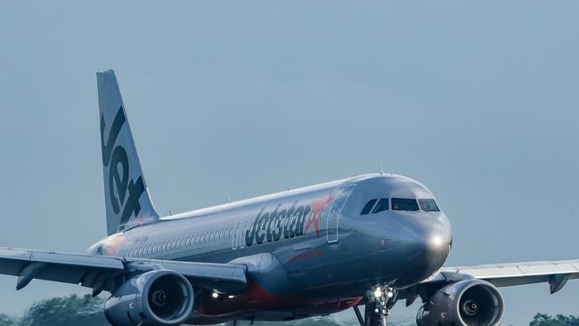 A generic photo of a Jetstar aircraft landing at Darwin Airport Picture: Glenn Campbell
