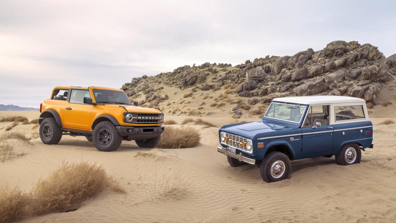 The 2021 Ford Bronco four-wheel-drive builds on the heritage of Ford’s original.